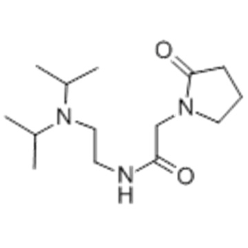 1-Pyrrolidineacetamide,N-[2-[bis(1-methylethyl)amino]ethyl]-2-oxo- CAS 68497-62-1