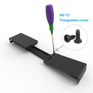 2U 19-Inch Foldable Hinged Wall Mount Bracket
