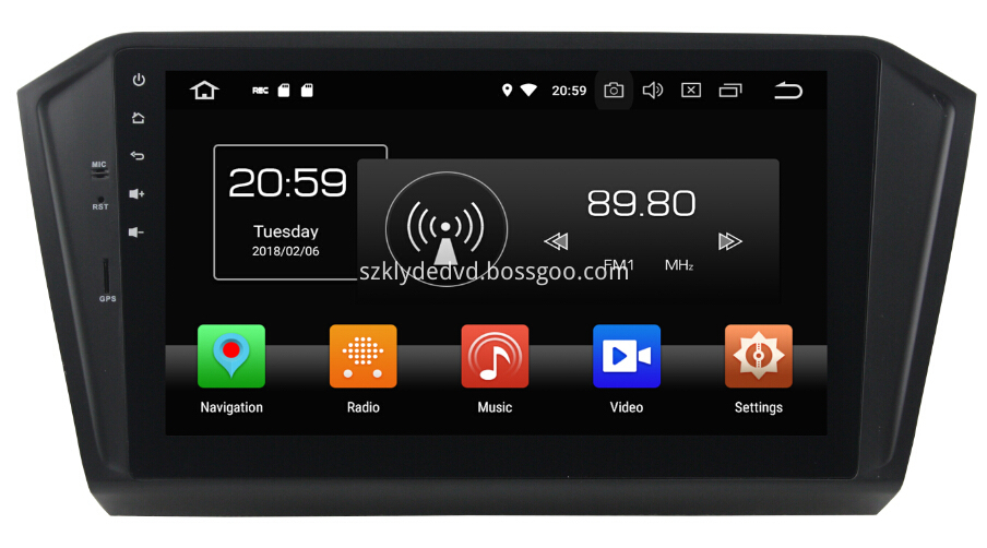 VW PASSAT 2015-2017 Android Car DVD Player