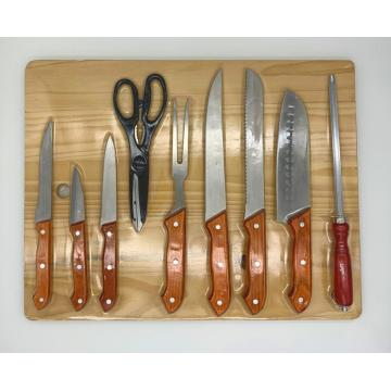10pcs knife board handle set