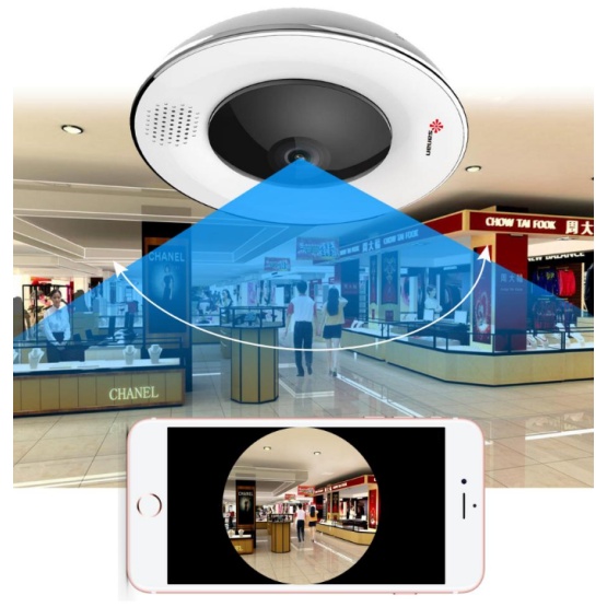 Panoramic Surveillance WiFi Camera