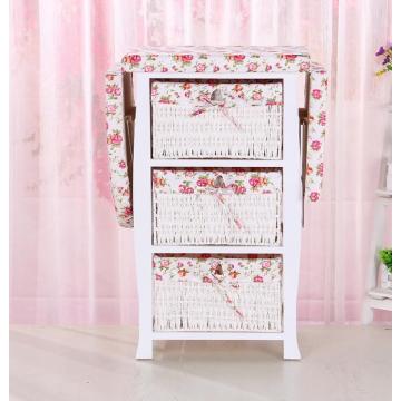 Adjustable Wooden Mounted Cabinet with folding Ironing Board