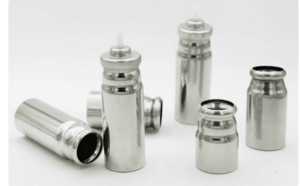 Aluminum canisters MDI can