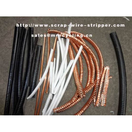 stripping copper wire for money