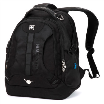 Suissewin Business Laptop Backpack with Earphone Hole