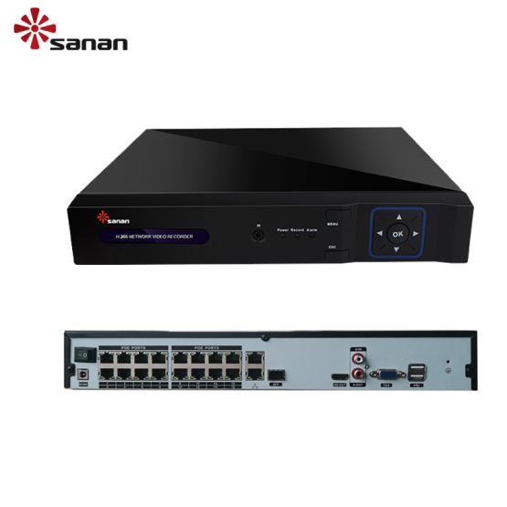 16 Channel POE H.265 NVR