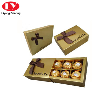 Chocolate Paper Packaging Box For Chocolate Box