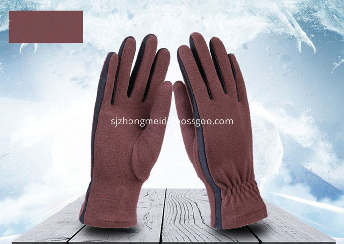 Fleece Gloves Coffee