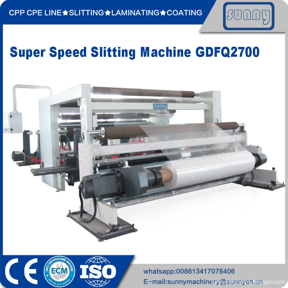 Super Speed Slitting Machine Gdfq2700 05