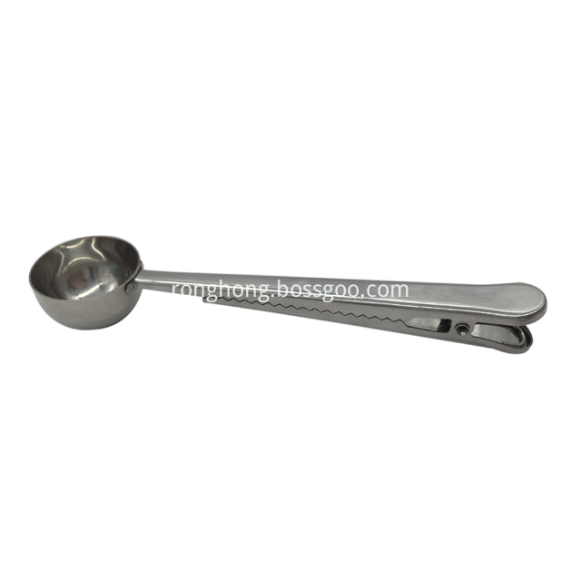 Stainless Steel Coffee Scoop With Clip 3