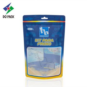 Flexible plastic packaging bag for tools