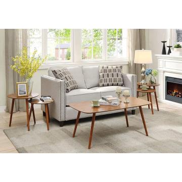 Modern durable wooden sofa bed small side end table