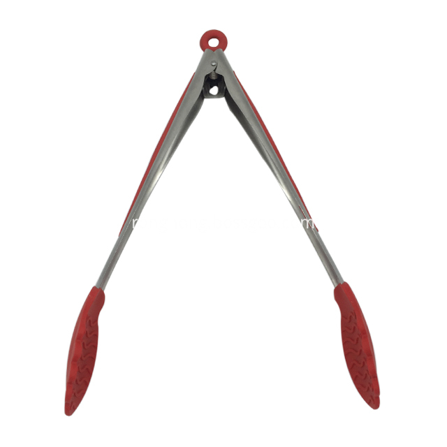 Stainless Steel Silicone Food Tongs 2
