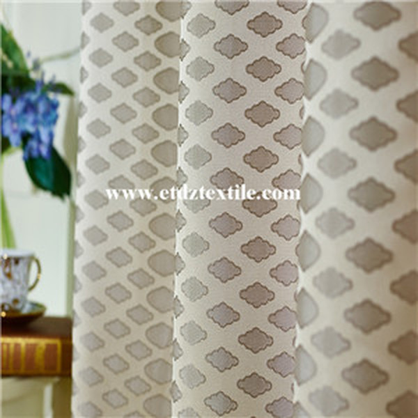 100% Polyester Twisted Yarn Window Curtain Fabric