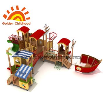 Combination Ship Mixed Outdoor Playground Equipment For Sale