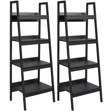 Products Furniture Set Pair of 4-Shelf Ladder Bookcases