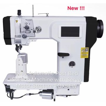 Fully Automatic Post Bed Sewing Machine with Servo Motor