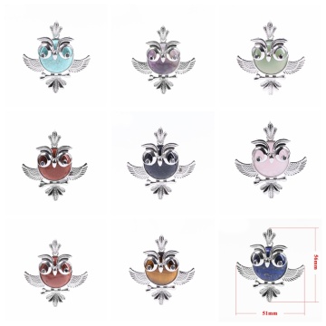 Women's Lucky Owl of Night Pendant Necklace and The Night Guardians Long Sweater Chain Owl Pendant Necklace Lovely Animal Pendan