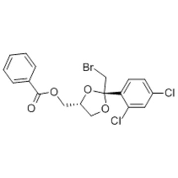 1,3-Dioxolane-4-methanol,2-(bromomethyl)-2-(2,4-dichlorophenyl)-, 4-benzoate,( 57188097,2R,4R)-rel- CAS 61397-56-6 