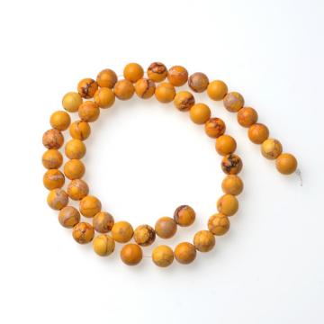 Natural Impression Jasper Round Beads Gemstone Wholesale