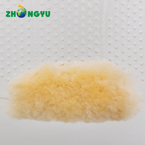 Sheepskin gel transparent half pad