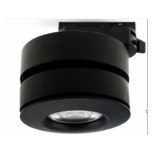 LEDER Round Shape Black 15W LED Track Light