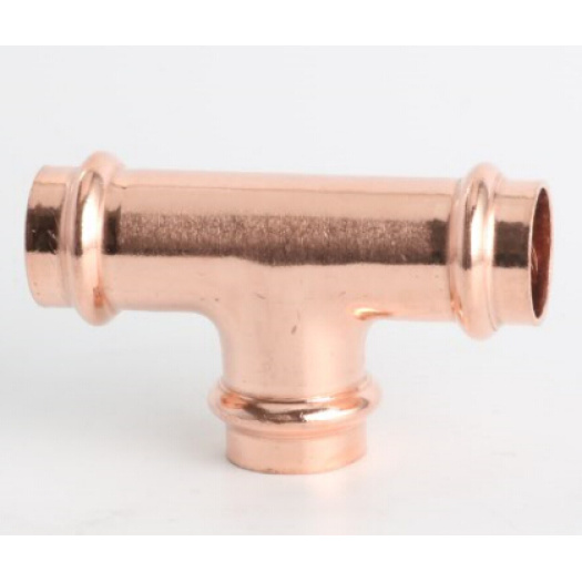 Copper press V-profile equal coupling