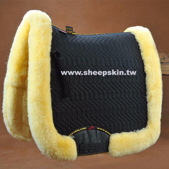 Horse riding equestrian sheepskin products full saddle pad