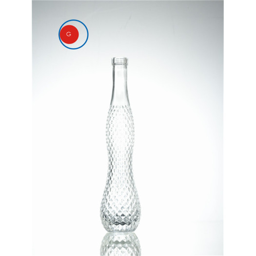 Creative Glass Bottle Gourd Shape and Crystalline Diamond
