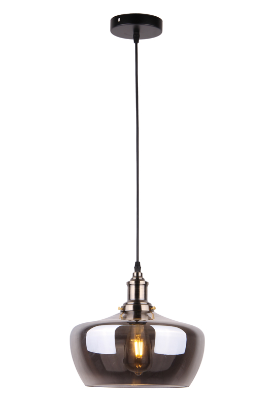 Pendant Glass Lamp Grey