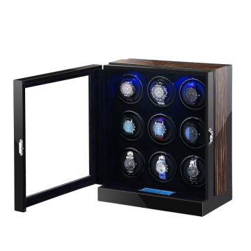 Nine Rotations Watch Winder With LED Light