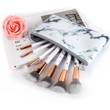 2020 New Marble white gold makeup brushes set