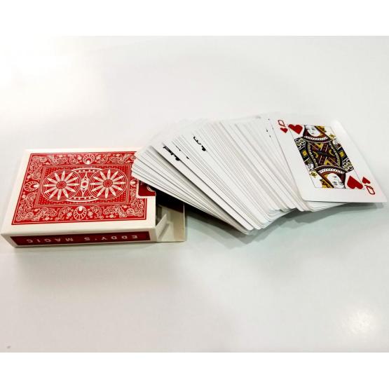 custom design color logo paper playing cards game
