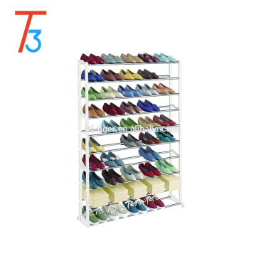 50 Pair 10 Tier cheap stackable shoe rack