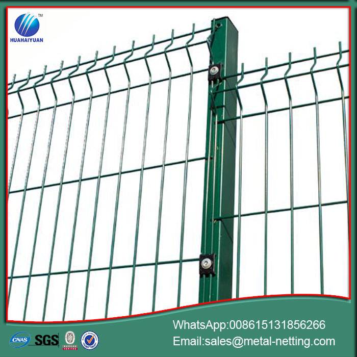 galvanize fence with bends double loop fence