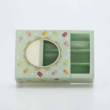 Food packaging paper box for macarons