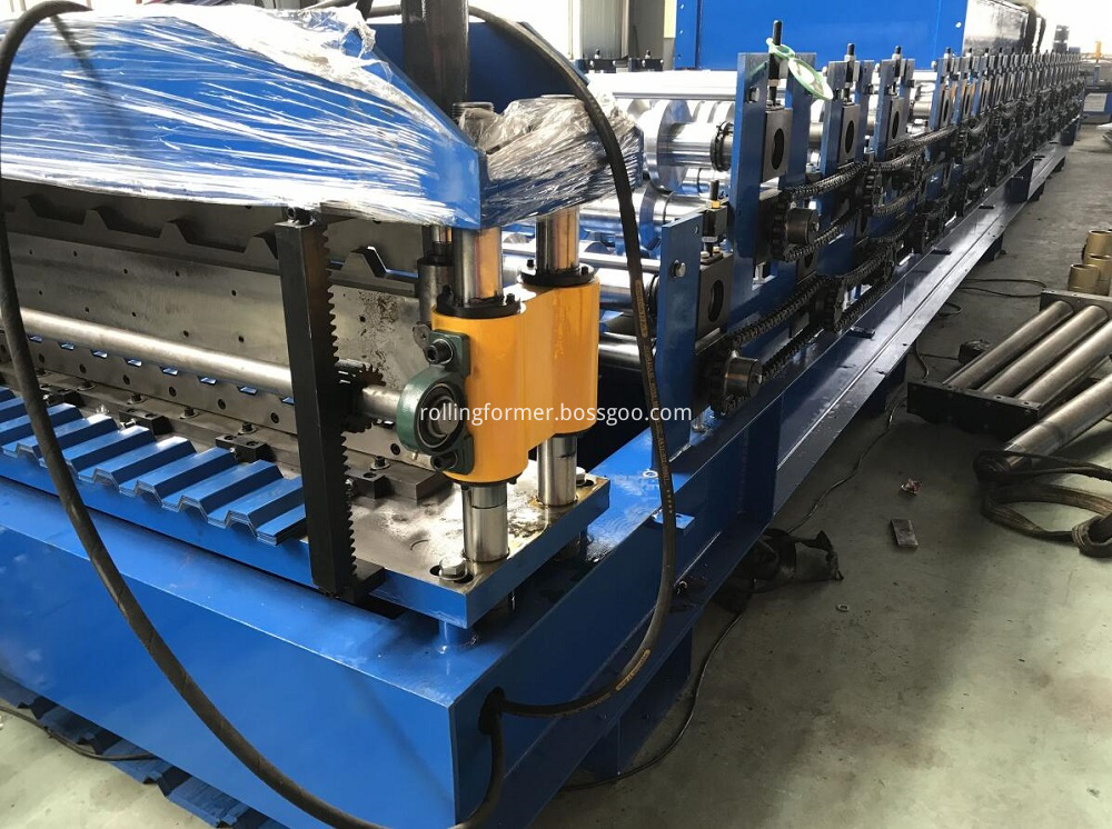 double layer roofing panel rollforming line (9)