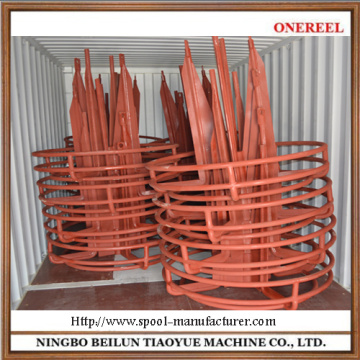 Steel wire vertical coiler