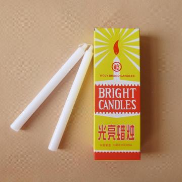 White Bright Holy Brand Candle Bougie Velas