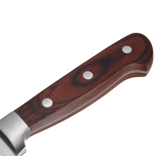 3 pieces brown handle steak knives set