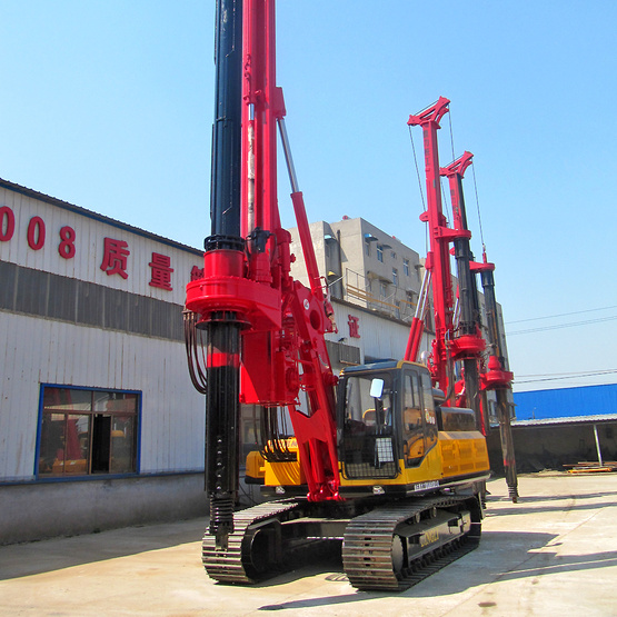 Bridge construction piling rig equipment