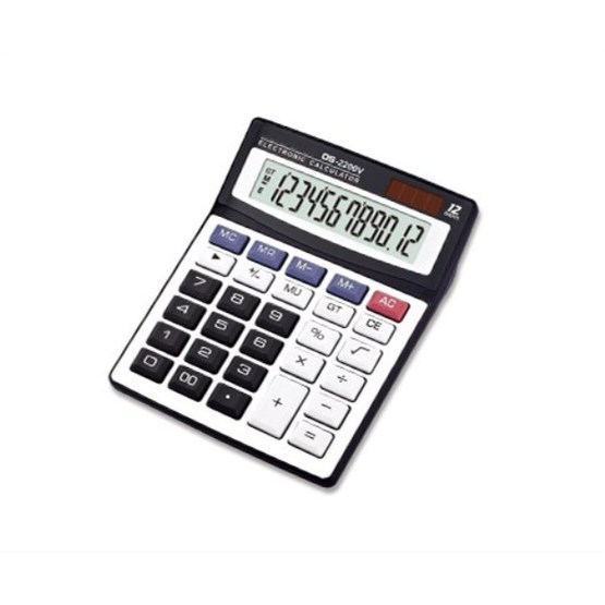 12-digit desktop calculators with two-way power