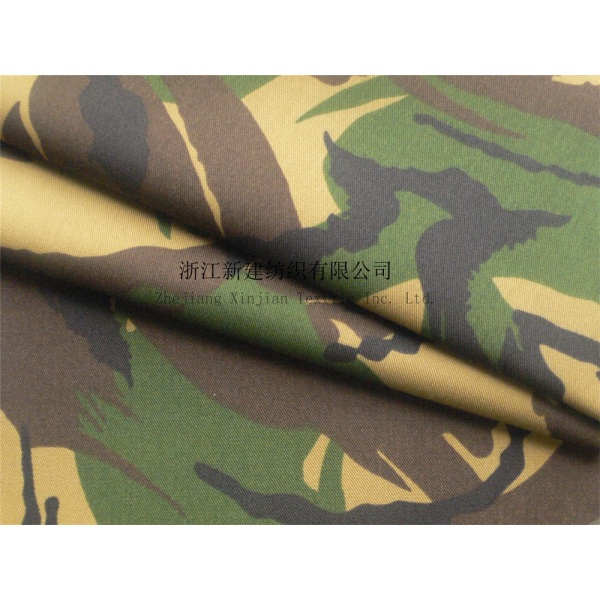 CVC Anti-infrared Woodland Camouflage Fabric for Netherlands