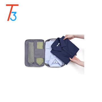 factory Shirt and Ties Storage Bag Organizer Wrinkle Free Shirt Travel Packing Clothes Holder polyester drawstring bag