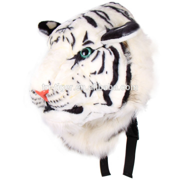 Cool Unisex Animal 3D Tiger Head Plush Cartoon Shoulders Bag Tiger Backpack