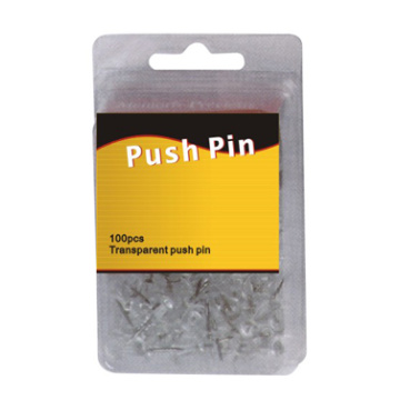 100pcs Transparent Push Pin