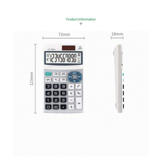 112 steps calculators with Pocket calcualtor