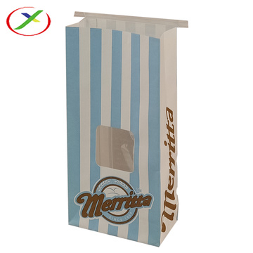 Top quality packaging paper bag with window