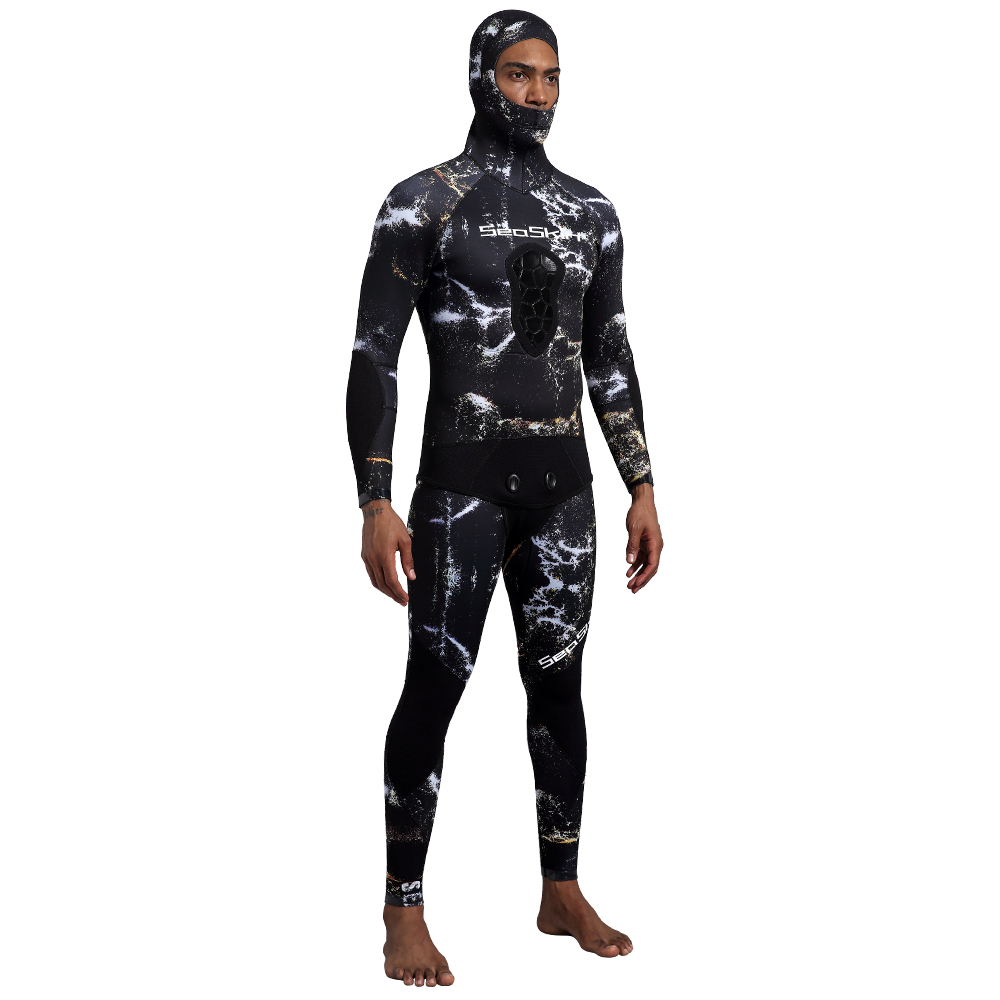 Seaskin Two Pieces Camouflage Wetsuit