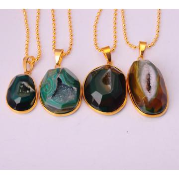 New Design Agate meaningful pendant necklace